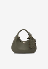 GANNI Mini Hobo Bag in Faux Leather Green C1040003838_414bebfe-36a8-4932-a0b2-0c5f30b34224