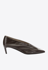 Khaite Miriam 50 Leather Pumps Brown F2053-1027738_94e70f48-7d5e-4244-a6a8-f247e9c67618