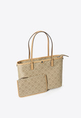 Tory Burch Small T Monogram Tote Bag Beige 186843--250