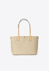 Tory Burch Small T Monogram Tote Bag Beige 186843--250