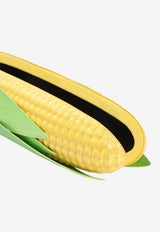 Corn Shape Leather Clutch