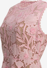 Self-Portrait Floral Lace Mini Dress Pink PF26-109S-PPINK_ee1e8ef5-eca3-4646-b808-1c7e9c0bcc1d