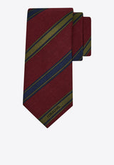 Ferragamo Regimental Silk Jacquard Tie Multicolor 0789284SI/S_FERRA-FR