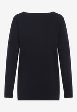 Boat-Neck Cashmere Sweater