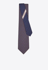Ferragamo Dachshund Print Silk Tie Multicolor 0788884SI/S_FERRA-FR