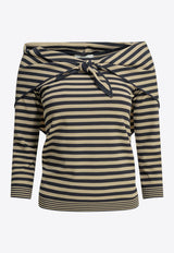 Max Mara Fenice Scarf-Neck Crepe Sweater Multicolor 2621366071600MXMFENICE010_60519493-cdd8-46fe-86e4-5c6162883c34