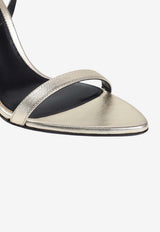 Padlock Naked 110 Laminated Leather Sandals