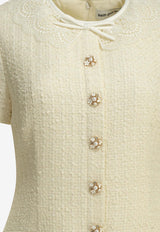 Self-Portrait Bouclé Mini Dress Cream PF26-002SB-CCREAM_d930f89c-bbf0-405f-b614-6c70727c761d