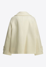 Chloé Double-Breasted Wool Short Coat White CH25AMA96952112_9324d9d6-6b75-4e04-adb3-d02ff7257f5b