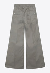 Rick Owens Flared-Leg Cargo Pants Gray RU02F4366TE/T_RICKO-48