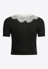 Self-Portrait Lace Collar Knit Top Black PF26-134T-BBLACK_38daec08-b2e7-4e32-b636-73cbbccd16e6