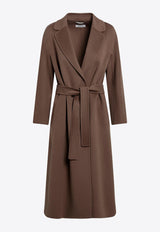 S Max Mara Esturia Single-Breasted Wool Coat Brown ESTURIAWO/T_MAXS-097