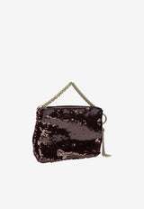 Jimmy Choo Small Callie Sequined Handbag Bordeaux CALLIEGZDDEEP MERLOT/LIGHT GOLD_4b29e9ed-034a-4244-af07-aacad4a7136d