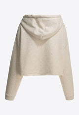 Golden Goose DB Stars Cropped Hooded Sweatshirt Gray GWP02699P00251460665__5db9f3ac-c039-4779-ac34-7e58e4a1950a
