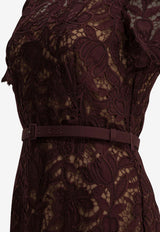 Self-Portrait Floral Lace Midi Dress Burgundy PF26-107M-BUBURGUNDY_60ed6ab1-6dfa-47b0-8e1a-79da705ff120