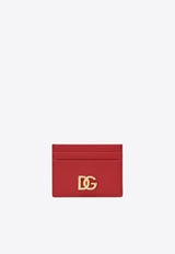 Dolce & Gabbana DG Logo Leather Cardholder Red BI0330A3P00/T_DOLCE-8M307