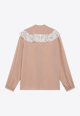 Chloé Silk Lace Blouse Pink CH26AHT38002/T_CHLOE-6H7