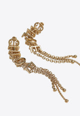 Chloé Logo Lettering Dangling Earrings Gold CH26AJE14CB7/T_CHLOE-9DC