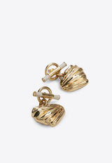 Chloé Heart-Shaped Earrings Gold CH26AJE08BER/T_CHLOE-9AI