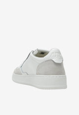 Autry Medalist Low-Top Sneakers in Leather and Suede White AULMLS30/T_AUTRY-LS30