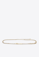 Chloé Logo Lettering Chain Belt Gold CH26ABJ02CB7/T_CHLOE-9DC