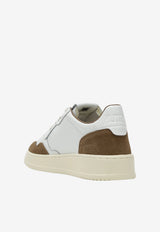 Autry Medalist Low-Top Sneakers in Leather and Suede White AULMFT17/T_AUTRY-FT17
