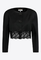 Chloé Cropped Wool Jacket Black CH26AVE24067/T_CHLOE-001