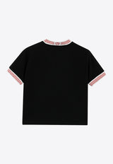 Versace Greca-Trimmed Slim T-shirt Black 10259891A18712/T_VERSA-1B000
