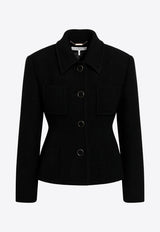 Chloé Wool-Blend Buttoned Blazer Black CH26AVE08060/T_CHLOE-001