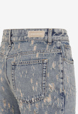 Distressed Flared Jeans