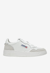 Autry Medalist Low-Top Sneakers in Leather and Suede White AULWLS30/T_AUTRY-LS30