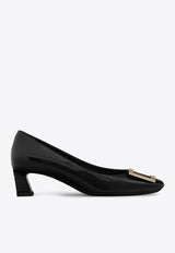 Roger Vivier Trompette 45 Patent Leather Pumps Black RVW44815280D1P/T_ROGVI-B999