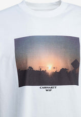 Carhartt Wip Warm Views Crewneck T-shirt White I03624602.XX_9d027939-6f32-4c55-9189-25cb81bffeaa