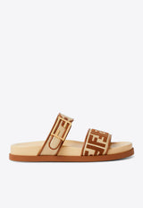 Fendi Feel Monogram Slides Beige 8X8710ABN3/T_FENDI-F1WQJ