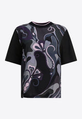 Pucci Vivara Print Crewneck T-shirt Black 5UTP005U983999_7bdc81ea-b32b-446a-a54c-b39169ec8d31