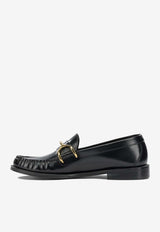 McQueen Wishbone Leather Loafers Black 867922WHADV1000_cf500390-4786-4db2-a19c-8c9db2d13149