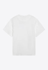 The Attico Oversized Logo T-shirt White 261WCT00350JJJ025AA/T_ATTIC-001