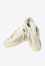 Golden Goose DB Super Star Leather Glittered Sneakers White GWF00103-F008901-10931