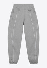 The Attico Balloon-Leg Zip Track Pants Gray 261WCP00318JJF003AA/T_ATTIC-183