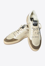 Golden Goose DB Ball Star Low-Top Sneakers with Denim Star Patch Beige GMF00117-F008722-83406