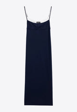 Miu Miu Jacquard Midi Dress Blue MF6436OOO122R/T_MIU-F0008