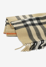 Burberry Vintage Check Fringed Cashmere Scarf Beige 8085931_06025ebb-4f23-4d87-965b-1f4159c9aebe