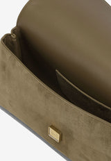 Khaite Audrey Suede Leather Clutch Beige H3033-726737_73d1a7bc-c082-496e-bdcb-3aa28560fd5e
