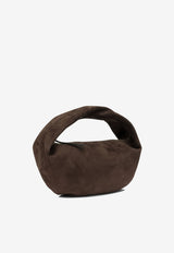 Khaite Medium Olivia Hobo Bag in Suede Brown H6015-726950_89c45758-91c4-47e7-90ca-bfd2d3ec9a7f
