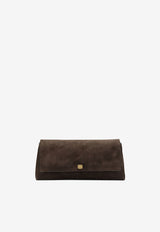 Khaite Audrey Suede Leather Clutch Brown H3033-726950_af17eaa1-225a-49bc-bfa0-637c04ca2067