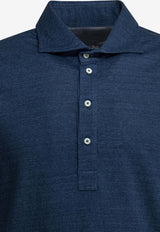 Brunello Cucinelli Linen Blend Polo T-shirt Blue MR8273915C005_X_ff7908ae-4893-45f7-b23c-472caed2d568