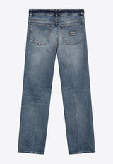 Miu Miu Stone Washed Straight-Leg Jeans Blue GWP612OOO197U/T_MIU-F0008