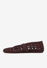 Alaïa Mary-Jane Vienne Suede Ballet Flats Burgundy AA3A029C0H53325_36c85e4e-cdd9-4d04-a213-fda080afaaf3