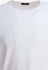 Tom Ford Embroidered Crewneck T-shirt White T4M081040100_eaeffd92-a170-4731-8c3b-6ecda87da62c