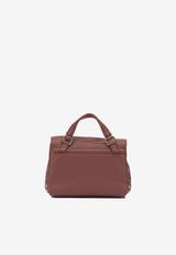 Zanellato Baby Postina Daily Grained Leather Handbag Red POSTINA DAILY BABY0680100040000Z0921_dd9eec53-9d5c-4644-aa38-c58e24792d9e